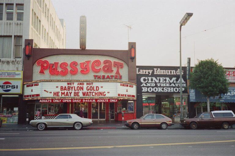 Hollywood boulevard, 1987: pussycat theatre & larry edmunds book