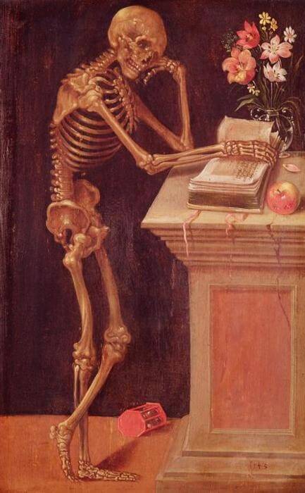 Skeleton in color reading